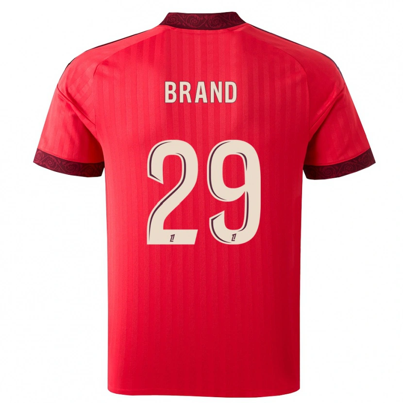 Danxen Kinder Jule Brand #29 Burgund Rot Weiß Auswärtstrikot Trikot 2026/27 T-Shirt Österreich