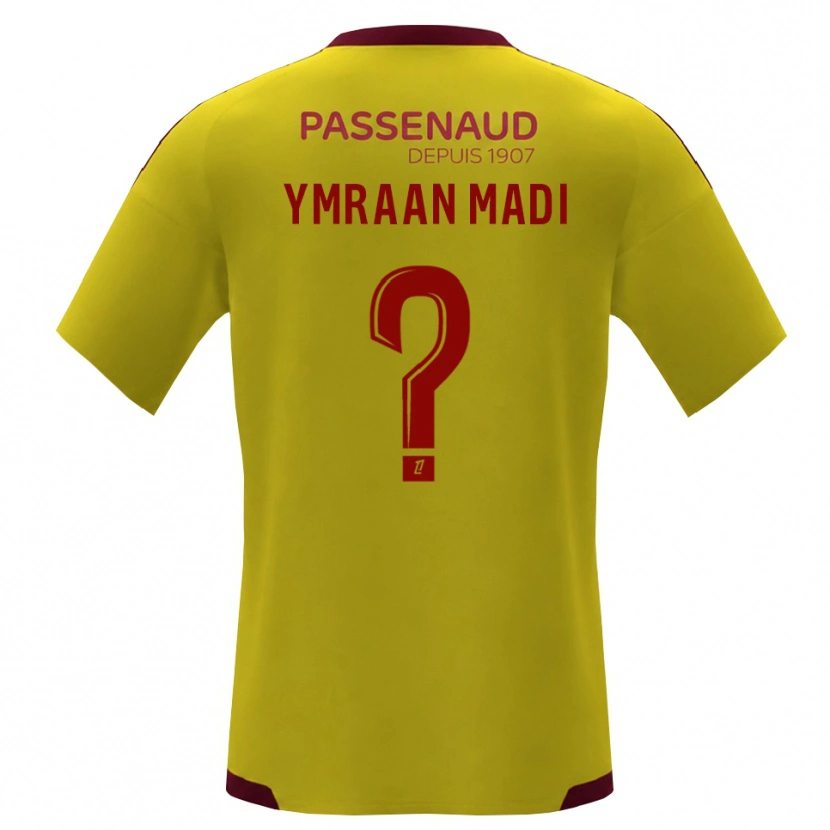 Danxen Kinder Ymraan Madi #0 Gelb Rot Grün Auswärtstrikot Trikot 2026/27 T-Shirt Österreich