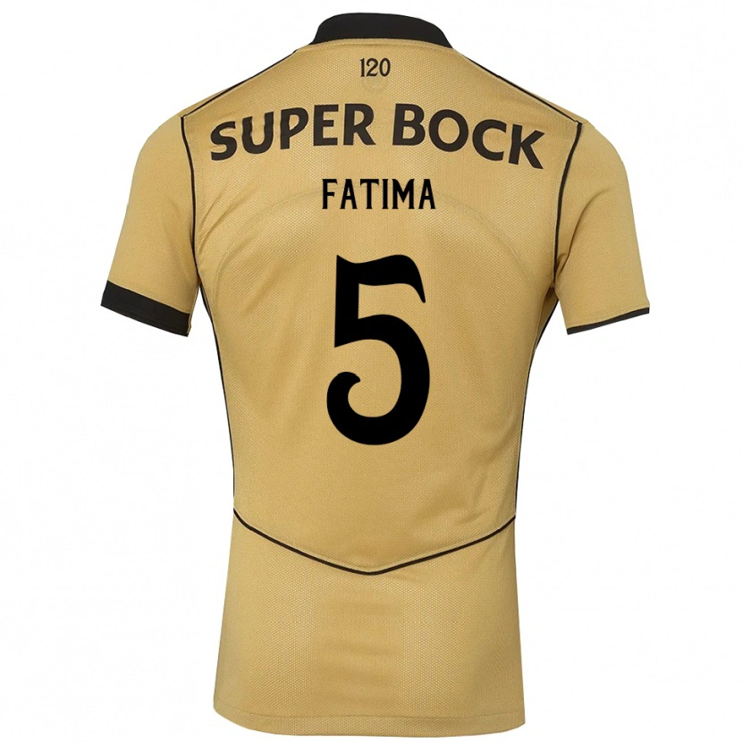 Danxen Kinder Francisca Fatima Aquino Dutra #5 Goldgelb Schwarz Auswärtstrikot Trikot 2026/27 T-Shirt Österreich