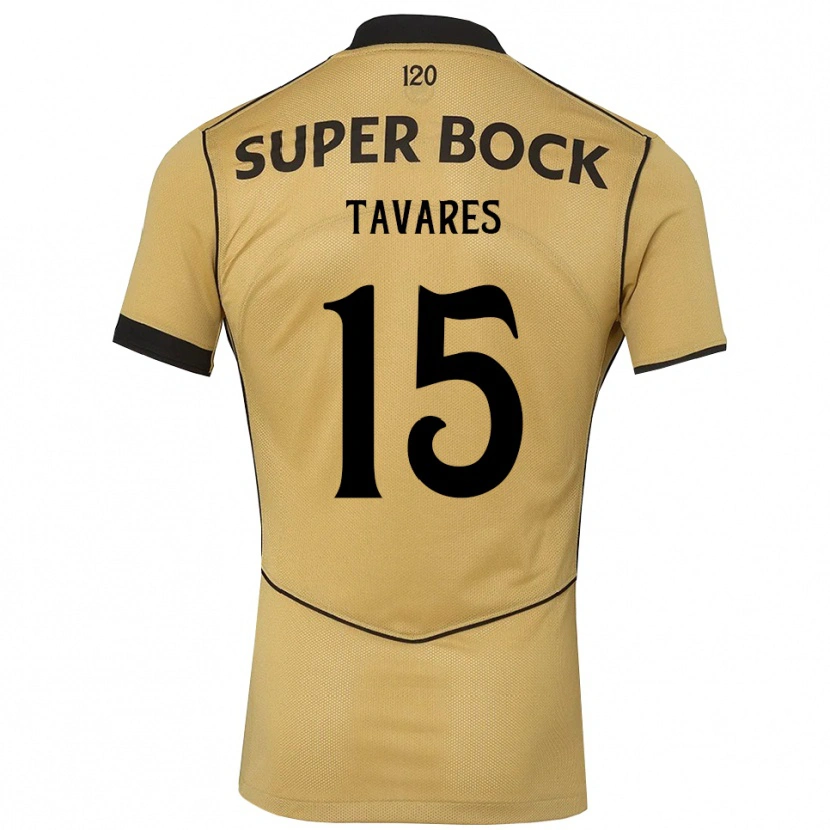 Danxen Kinder Samuel Tavares #15 Goldgelb Schwarz Auswärtstrikot Trikot 2026/27 T-Shirt Österreich