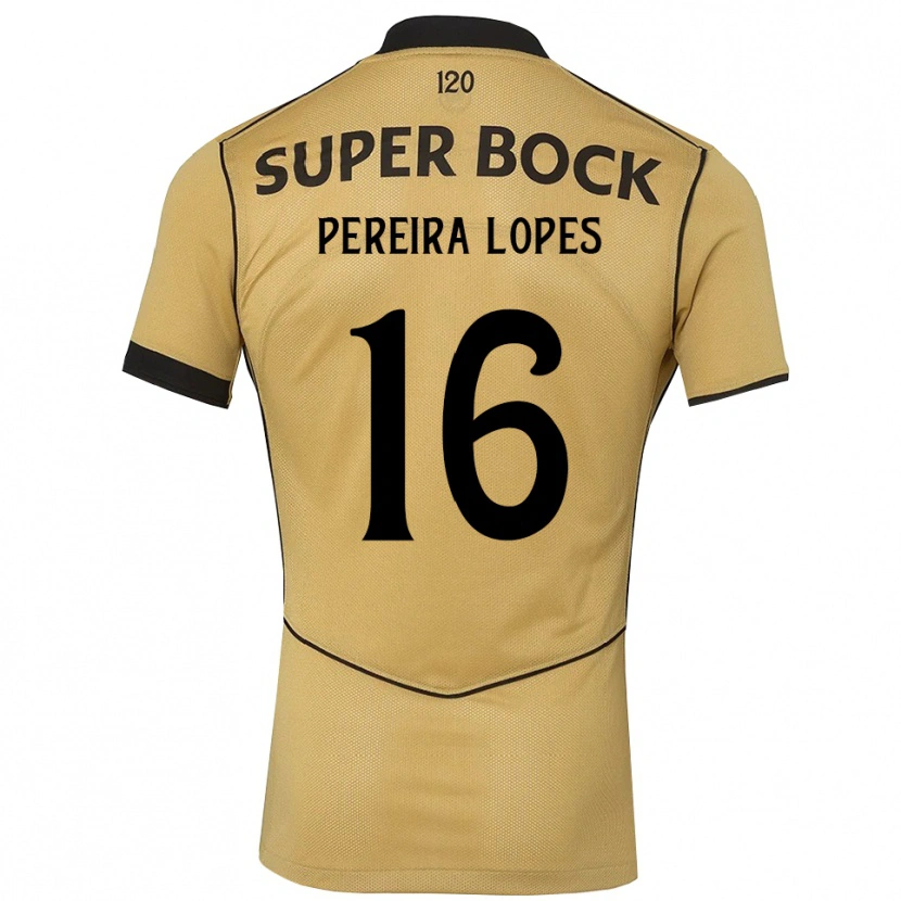Danxen Kinder Daniel Pereira Lopes #16 Goldgelb Schwarz Auswärtstrikot Trikot 2026/27 T-Shirt Österreich