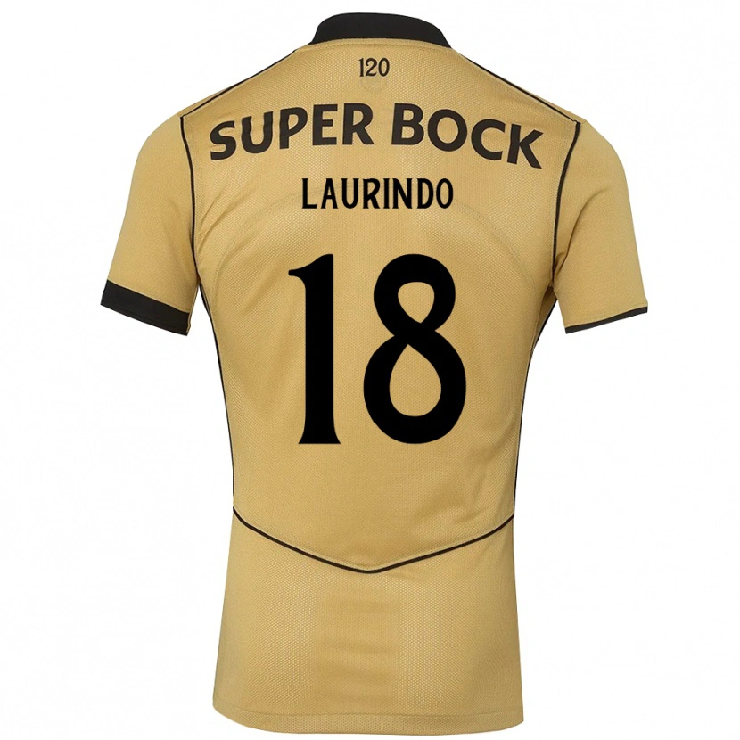 Danxen Kinder Laurindo Pimentel Mendonça #18 Goldgelb Schwarz Auswärtstrikot Trikot 2026/27 T-Shirt Österreich