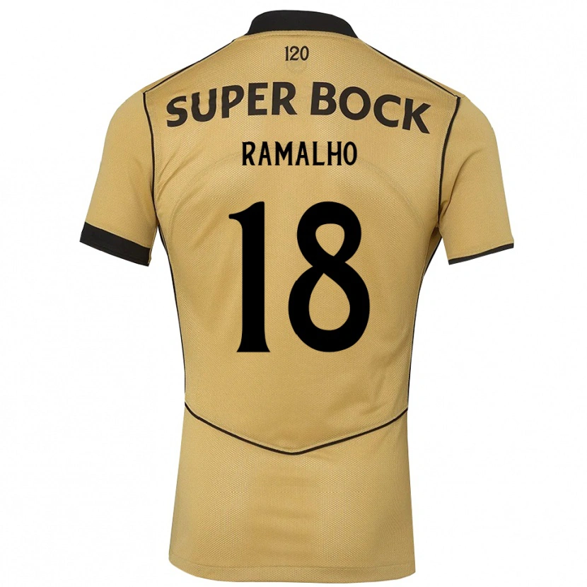 Danxen Kinder Inês Filipa Ramalho Gonçalves #18 Goldgelb Schwarz Auswärtstrikot Trikot 2026/27 T-Shirt Österreich