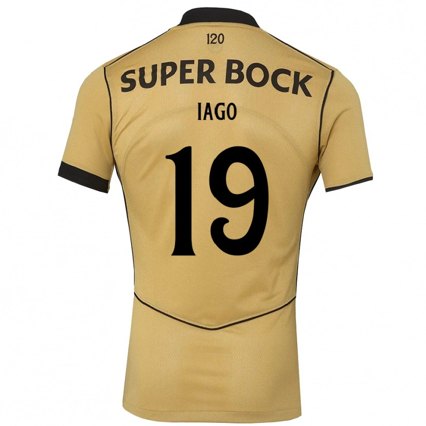 Danxen Kinder Paulo Iago #19 Goldgelb Schwarz Auswärtstrikot Trikot 2026/27 T-Shirt Österreich