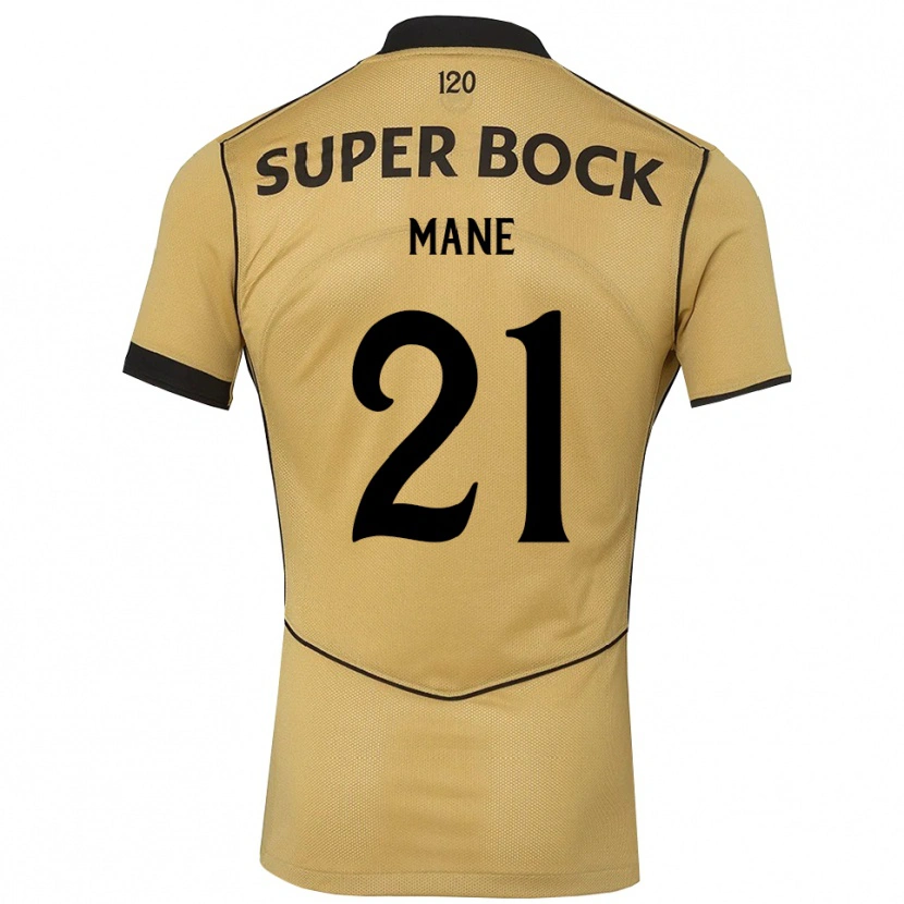 Danxen Kinder Isnaba Mane #21 Goldgelb Schwarz Auswärtstrikot Trikot 2026/27 T-Shirt Österreich