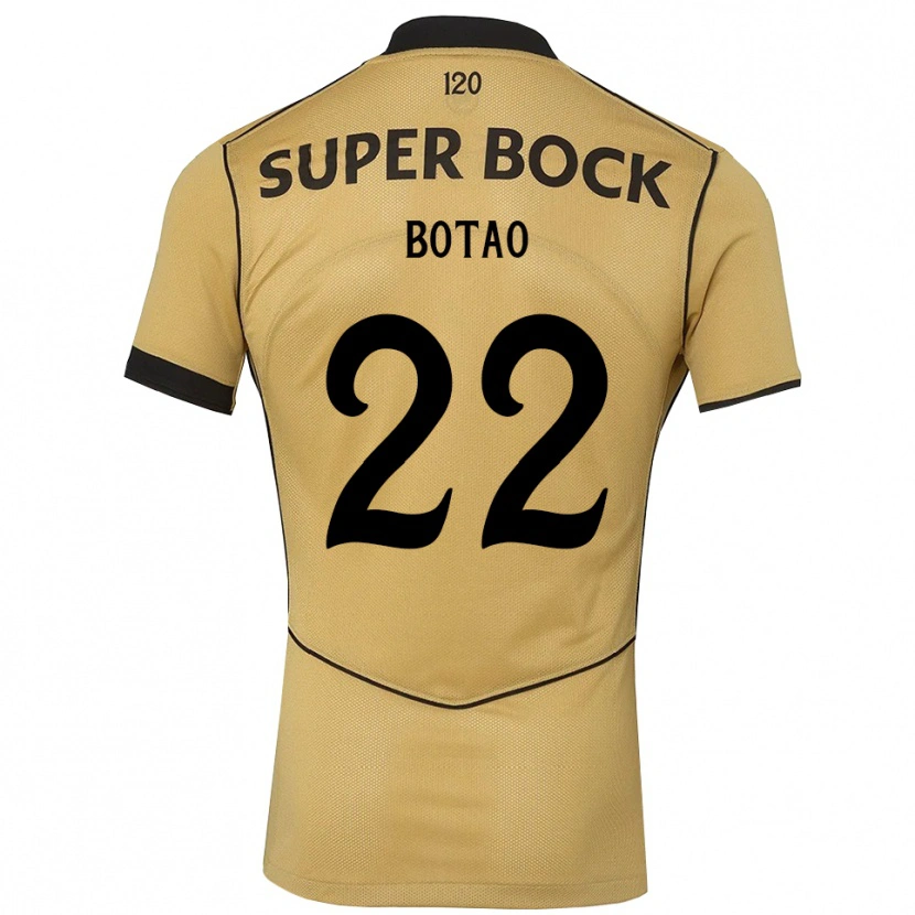 Danxen Kinder Martim Botão #22 Goldgelb Schwarz Auswärtstrikot Trikot 2026/27 T-Shirt Österreich