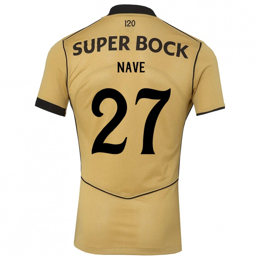 Danxen Kinder Matilde Nave #27 Goldgelb Schwarz Auswärtstrikot Trikot 2026/27 T-Shirt Österreich