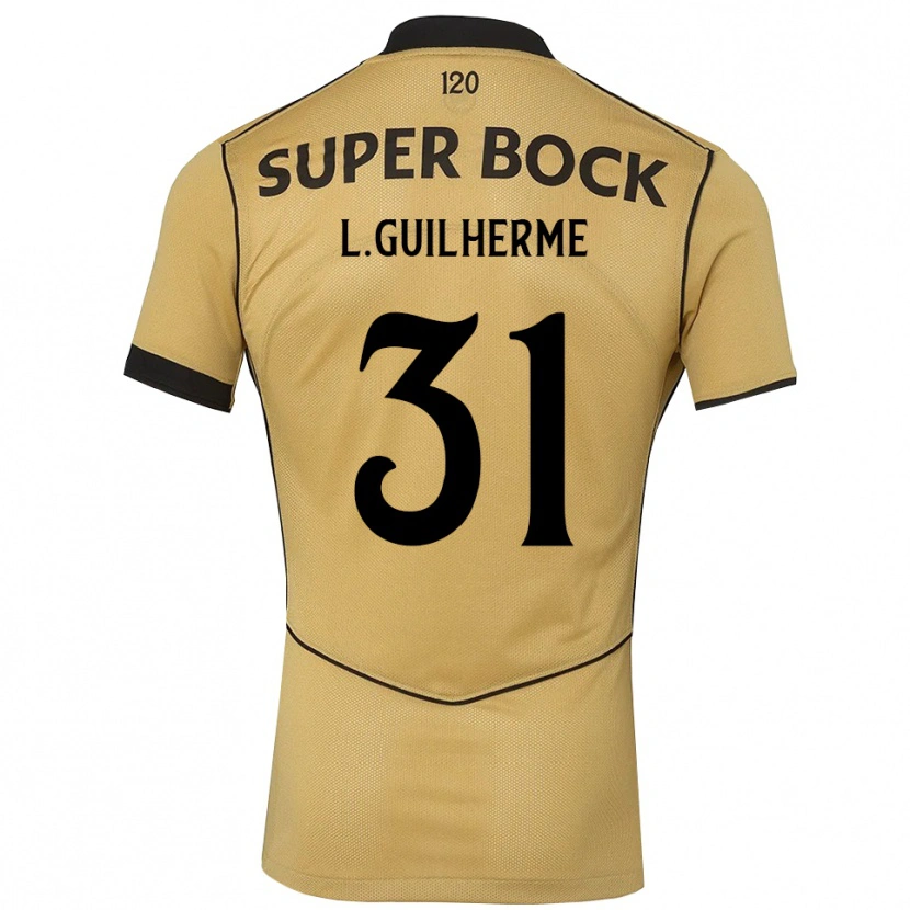 Danxen Kinder Luís Guilherme #31 Goldgelb Schwarz Auswärtstrikot Trikot 2026/27 T-Shirt Österreich
