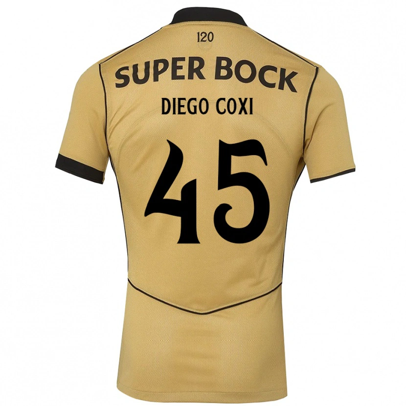 Danxen Kinder Diego Coxi #45 Goldgelb Schwarz Auswärtstrikot Trikot 2026/27 T-Shirt Österreich