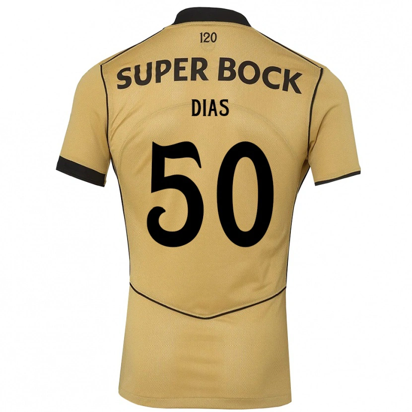 Danxen Kinder Rodrigo Dias #50 Goldgelb Schwarz Auswärtstrikot Trikot 2026/27 T-Shirt Österreich