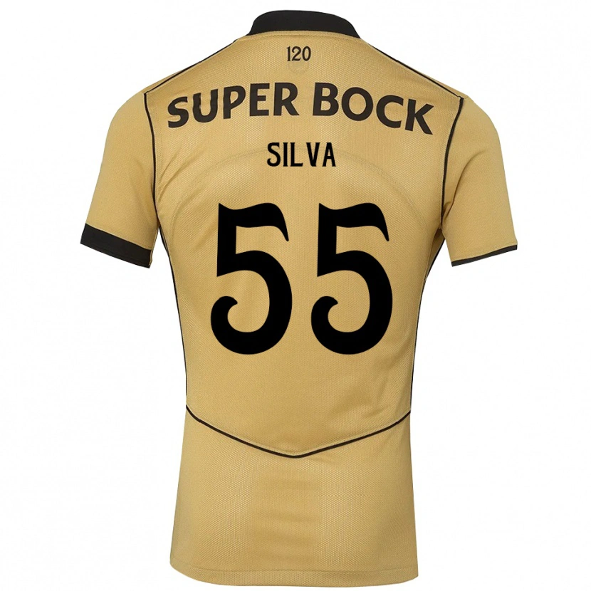 Danxen Kinder José Silva #55 Goldgelb Schwarz Auswärtstrikot Trikot 2026/27 T-Shirt Österreich