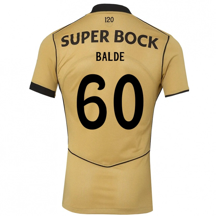 Danxen Kinder Amadu Baldé #60 Goldgelb Schwarz Auswärtstrikot Trikot 2026/27 T-Shirt Österreich