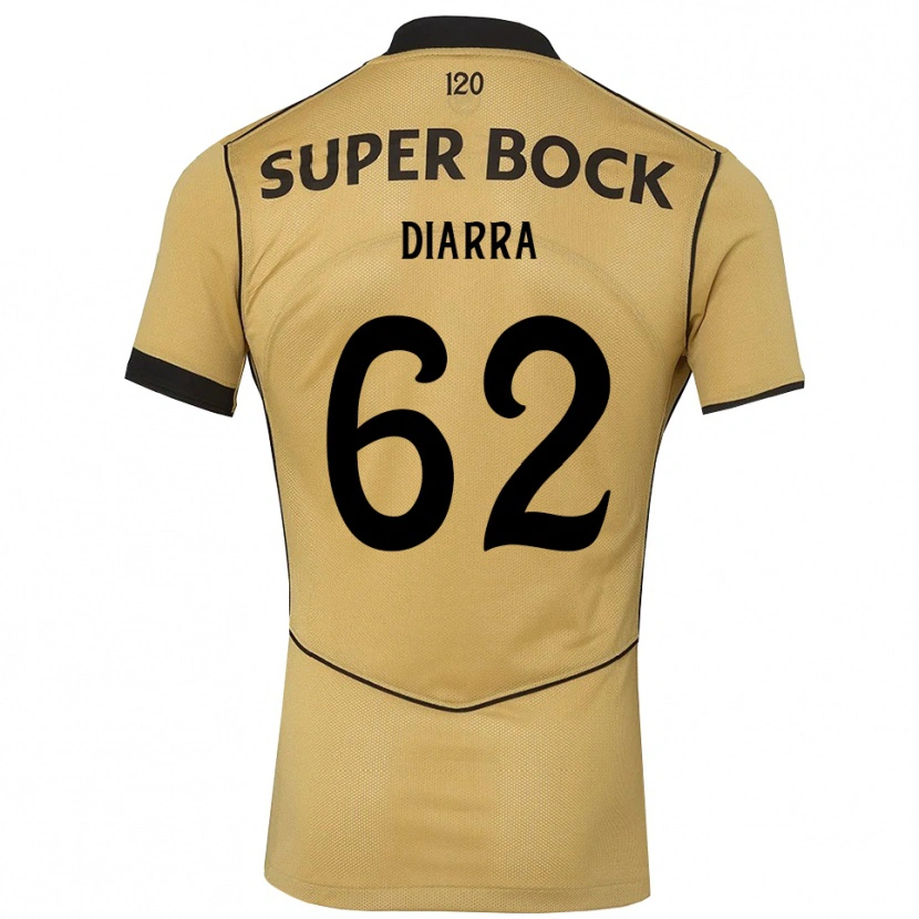 Danxen Kinder Ibrahim Diarra #62 Goldgelb Schwarz Auswärtstrikot Trikot 2026/27 T-Shirt Österreich