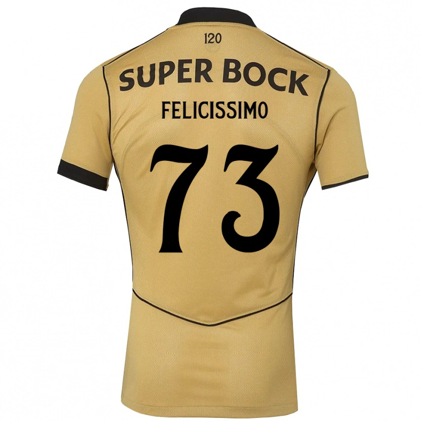 Danxen Kinder Eduardo Felicíssimo #73 Goldgelb Schwarz Auswärtstrikot Trikot 2026/27 T-Shirt Österreich