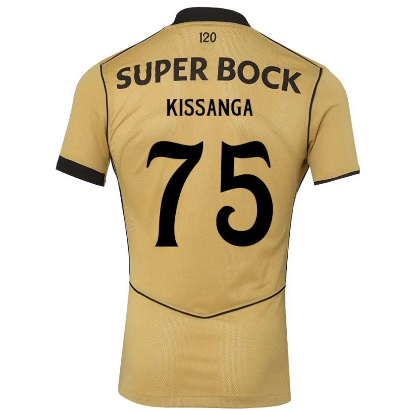 Danxen Kinder Manuel Kissanga #75 Goldgelb Schwarz Auswärtstrikot Trikot 2026/27 T-Shirt Österreich