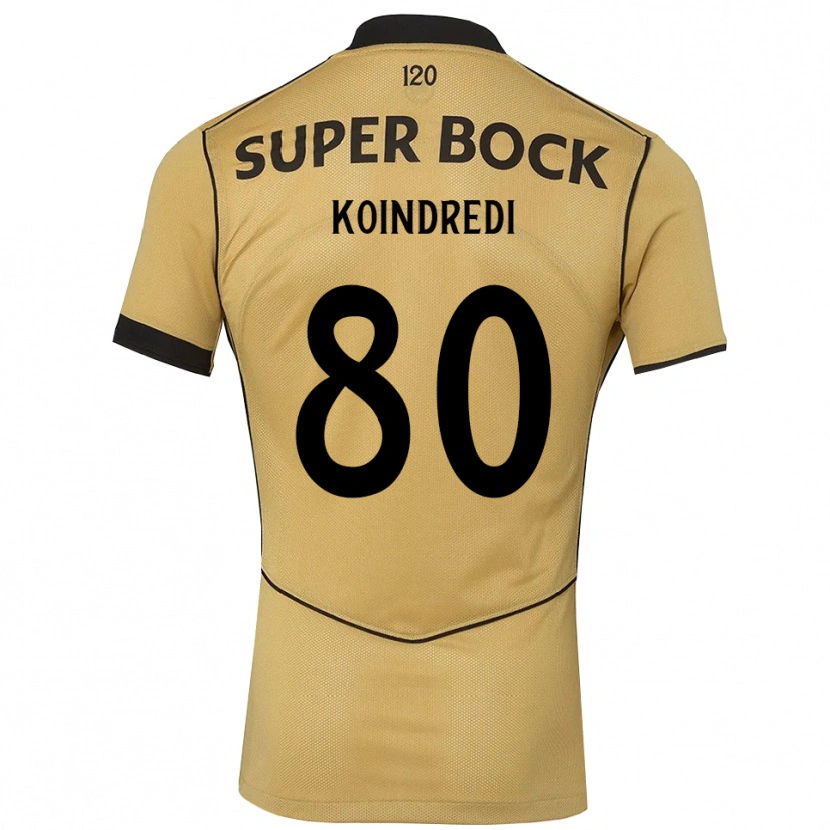 Danxen Kinder Koba Koindredi #80 Goldgelb Schwarz Auswärtstrikot Trikot 2026/27 T-Shirt Österreich