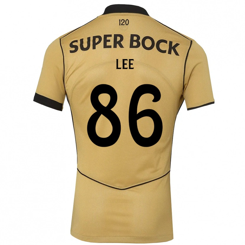 Danxen Kinder Afonso Lee #86 Goldgelb Schwarz Auswärtstrikot Trikot 2026/27 T-Shirt Österreich