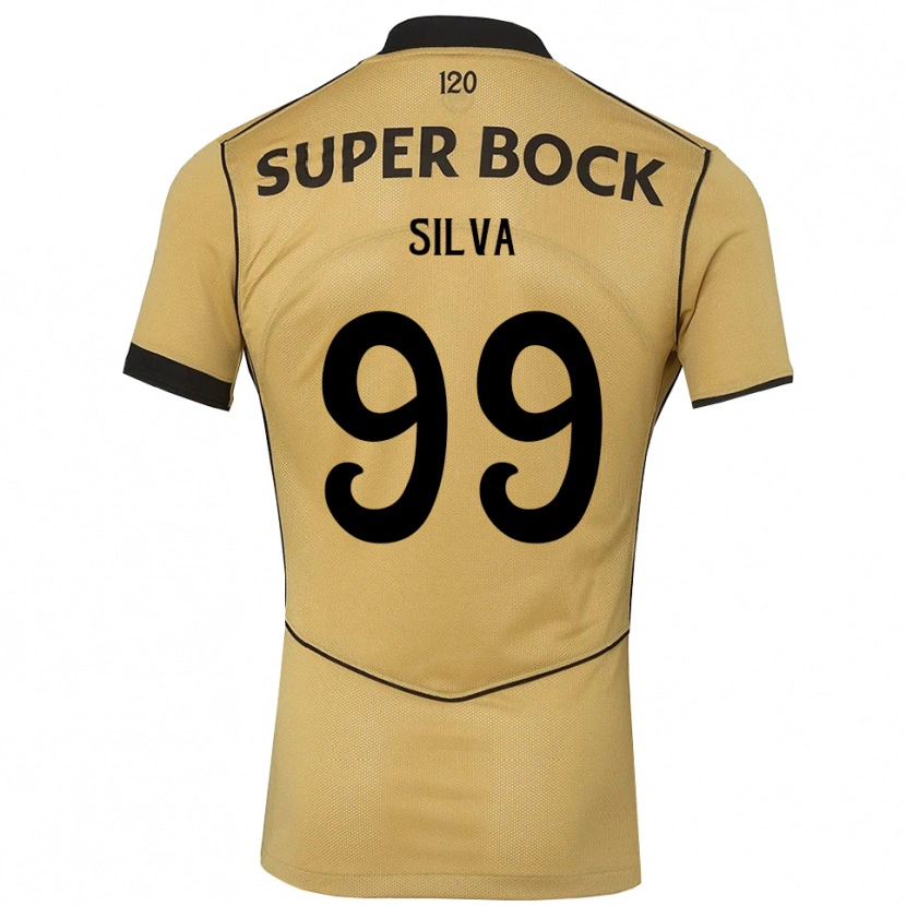 Danxen Kinder Francisco Silva #99 Goldgelb Schwarz Auswärtstrikot Trikot 2026/27 T-Shirt Österreich