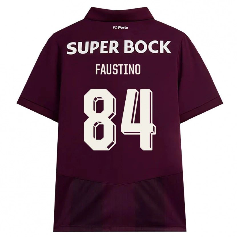 Danxen Kinder Levi Faustino #84 Burgund Weiß Auswärtstrikot Trikot 2026/27 T-Shirt Österreich