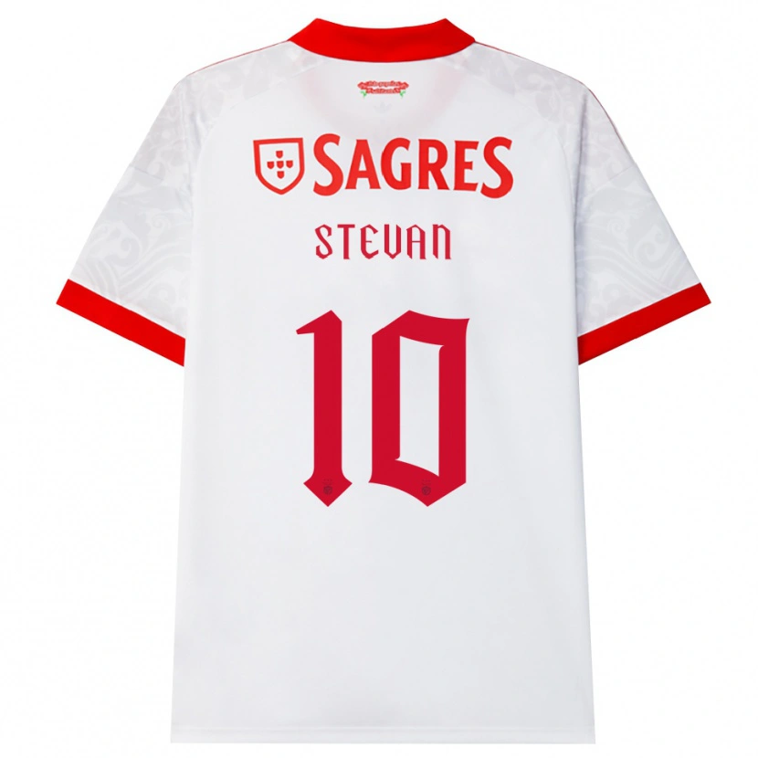 Danxen Kinder Stevan Pedro Dores Manuel #10 Weiß Rot Gelb Auswärtstrikot Trikot 2026/27 T-Shirt Österreich