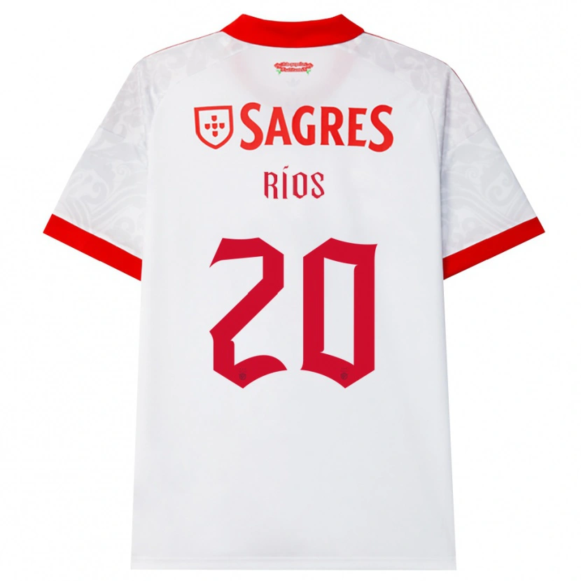 Danxen Kinder Richard Ríos #20 Weiß Rot Gelb Auswärtstrikot Trikot 2026/27 T-Shirt Österreich