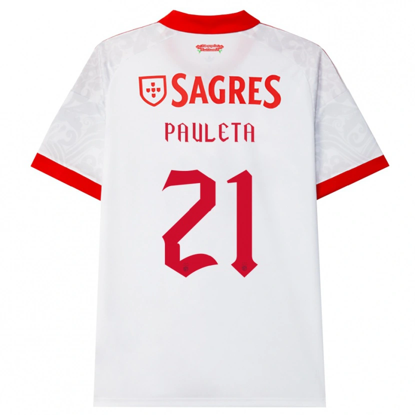 Danxen Kinder Pauleta #21 Weiß Rot Gelb Auswärtstrikot Trikot 2026/27 T-Shirt Österreich