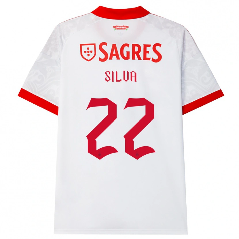 Danxen Kinder Amelia Silva #22 Weiß Rot Gelb Auswärtstrikot Trikot 2026/27 T-Shirt Österreich