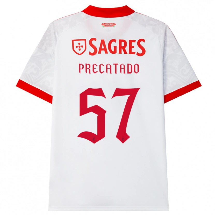 Danxen Kinder Precatado #57 Weiß Rot Gelb Auswärtstrikot Trikot 2026/27 T-Shirt Österreich