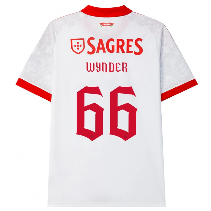 Danxen Kinder Joshua Wynder #66 Weiß Rot Gelb Auswärtstrikot Trikot 2026/27 T-Shirt Österreich