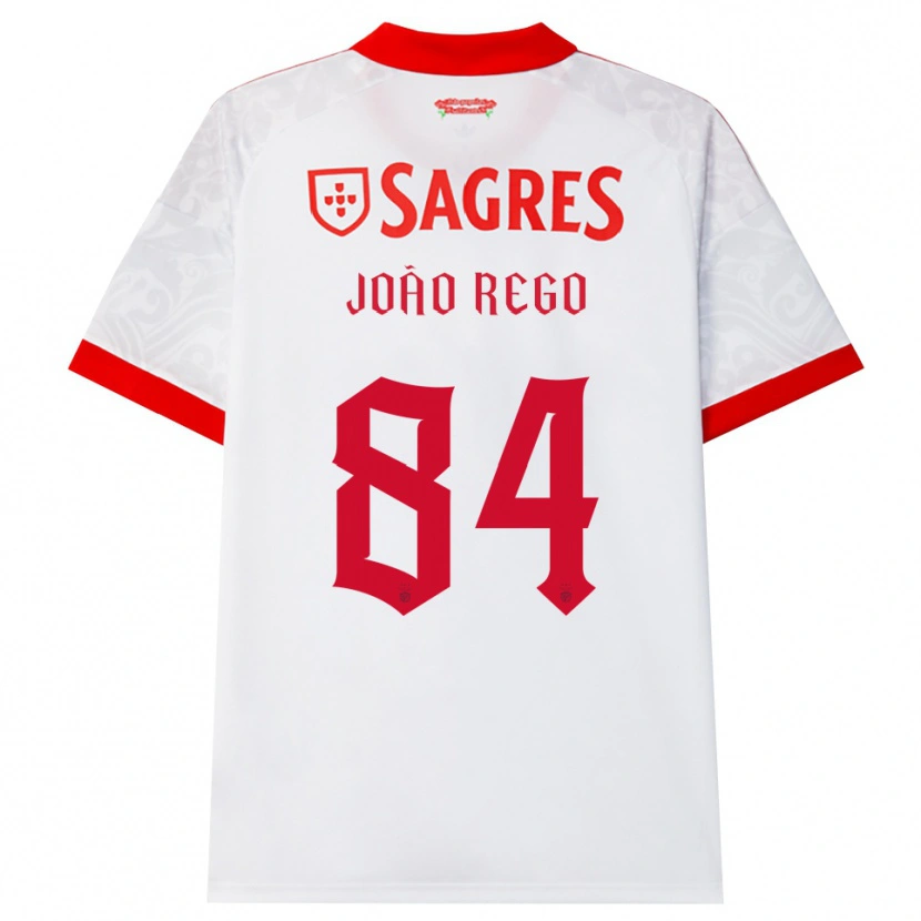 Danxen Kinder João Rego #84 Weiß Rot Gelb Auswärtstrikot Trikot 2026/27 T-Shirt Österreich