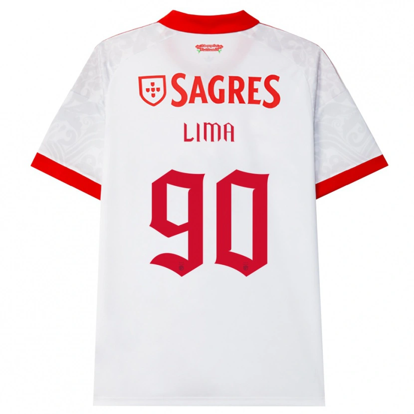 Danxen Kinder Ivan Lima #90 Weiß Rot Gelb Auswärtstrikot Trikot 2026/27 T-Shirt Österreich