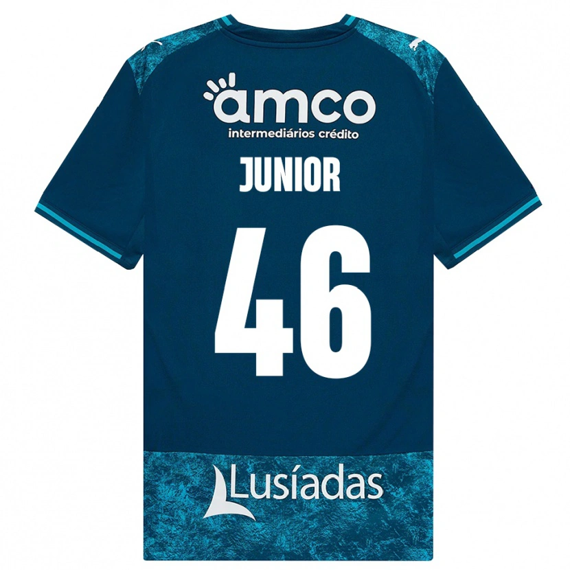 Danxen Kinder Mário Junior #46 Dunkelschiefergrau Mitteltuerkis Auswärtstrikot Trikot 2026/27 T-Shirt Österreich