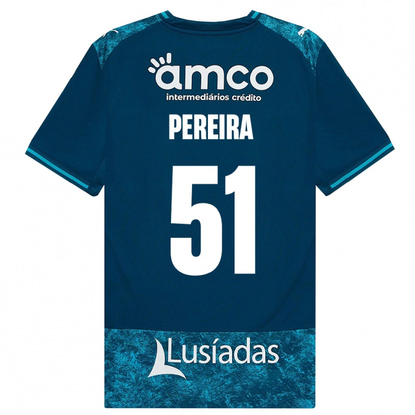 Danxen Kinder Evy Pereira #51 Dunkelschiefergrau Mitteltuerkis Auswärtstrikot Trikot 2026/27 T-Shirt Österreich