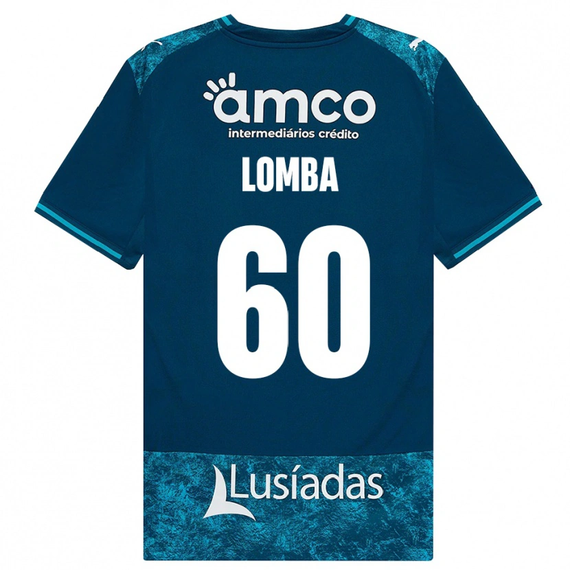 Danxen Kinder João Lomba #60 Dunkelschiefergrau Mitteltuerkis Auswärtstrikot Trikot 2026/27 T-Shirt Österreich