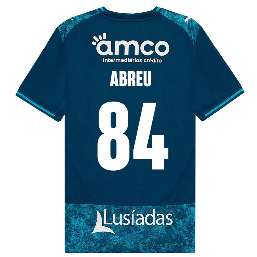 Danxen Kinder Rodrigo Abreu #84 Dunkelschiefergrau Mitteltuerkis Auswärtstrikot Trikot 2026/27 T-Shirt Österreich