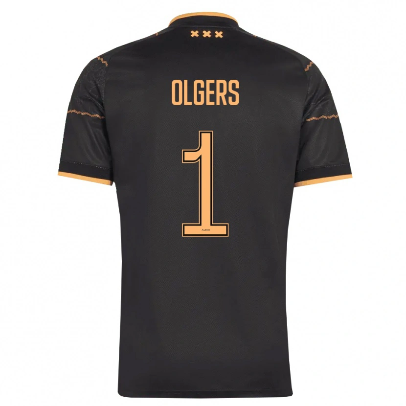 Danxen Kinder Guus Olgers #1 Schwarz Orange Auswärtstrikot Trikot 2026/27 T-Shirt Österreich