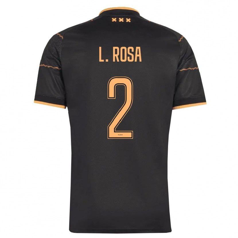 Danxen Kinder Lucas Rosa #2 Schwarz Orange Auswärtstrikot Trikot 2026/27 T-Shirt Österreich