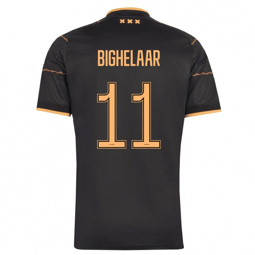 Danxen Kinder Marjolijn Van Den Bighelaar #11 Schwarz Orange Auswärtstrikot Trikot 2026/27 T-Shirt Österreich
