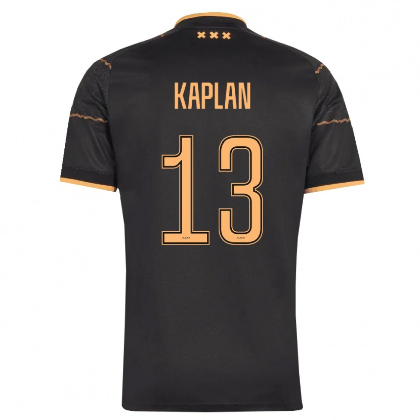 Danxen Kinder Ahmetcan Kaplan #13 Schwarz Orange Auswärtstrikot Trikot 2026/27 T-Shirt Österreich