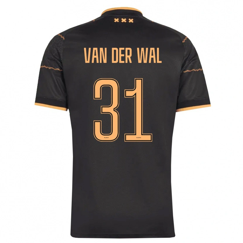 Danxen Kinder Dionne Van Der Wal #31 Schwarz Orange Auswärtstrikot Trikot 2026/27 T-Shirt Österreich