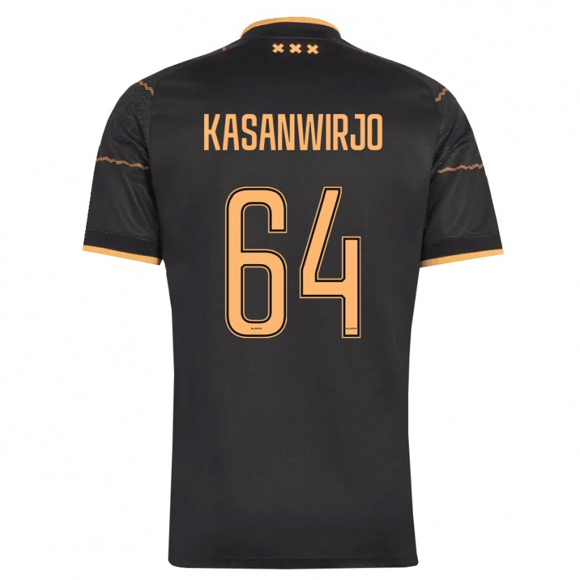 Danxen Kinder Kennynho Kasanwirjo #64 Schwarz Orange Auswärtstrikot Trikot 2026/27 T-Shirt Österreich