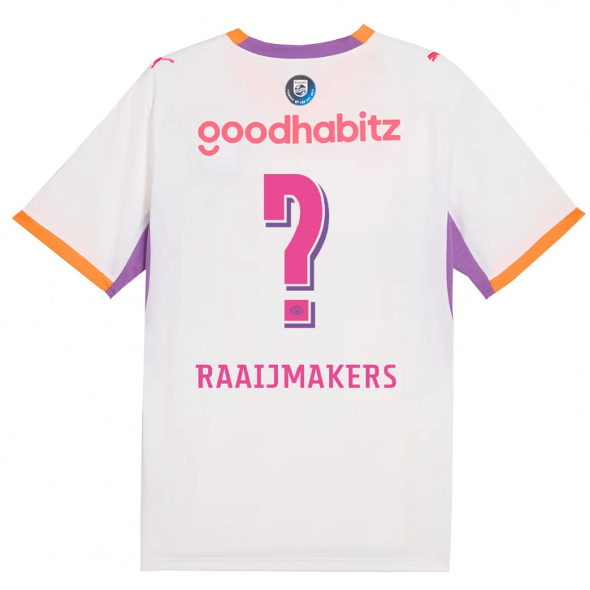 Danxen Kinder Lars Raaijmakers #0 Weiß Violett Orange Auswärtstrikot Trikot 2026/27 T-Shirt Österreich