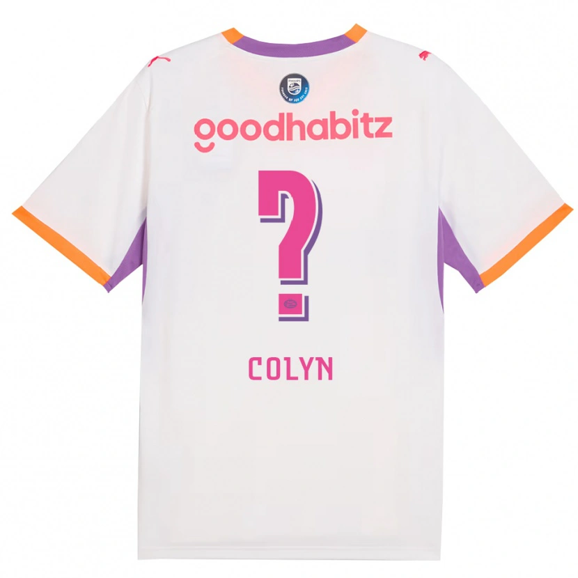 Danxen Kinder Simon Colyn #0 Weiß Violett Orange Auswärtstrikot Trikot 2026/27 T-Shirt Österreich