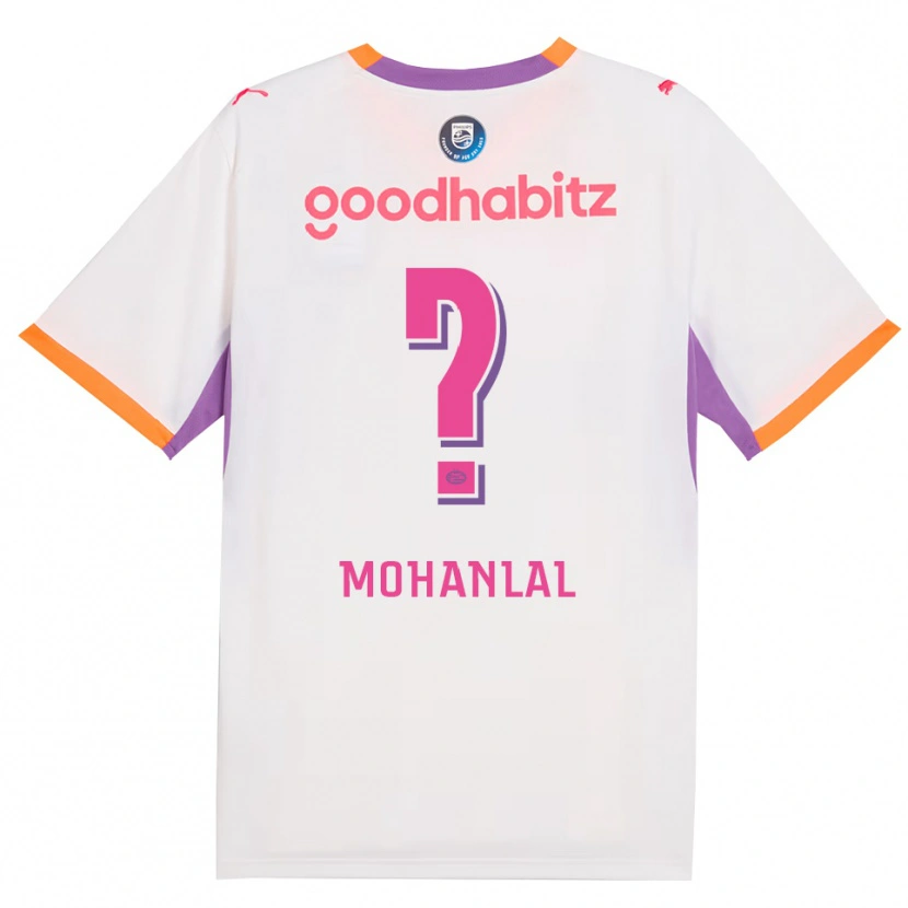 Danxen Kinder Pawan Mohanlal #0 Weiß Violett Orange Auswärtstrikot Trikot 2026/27 T-Shirt Österreich