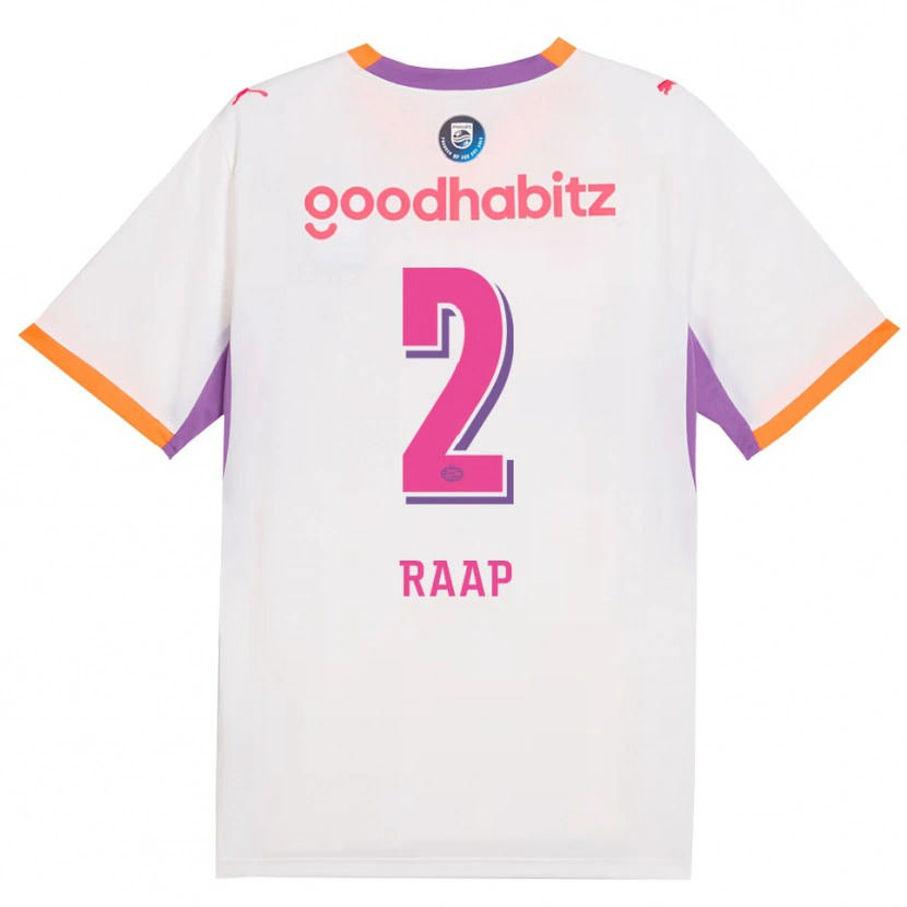 Danxen Kinder Yiandro Raap #2 Weiß Violett Orange Auswärtstrikot Trikot 2026/27 T-Shirt Österreich