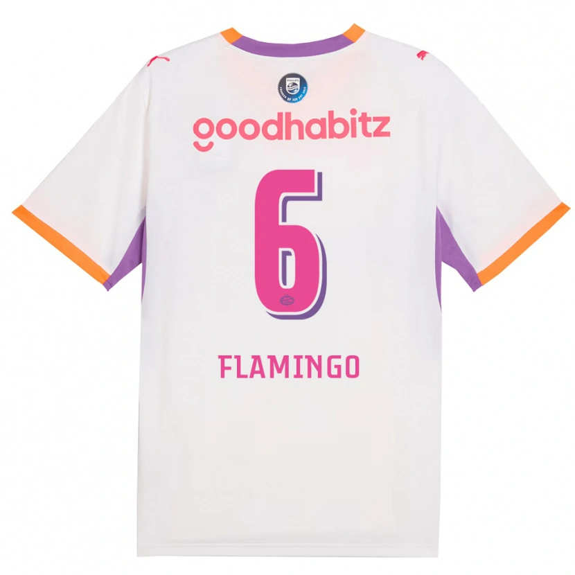 Danxen Kinder Ryan Flamingo #6 Weiß Violett Orange Auswärtstrikot Trikot 2026/27 T-Shirt Österreich