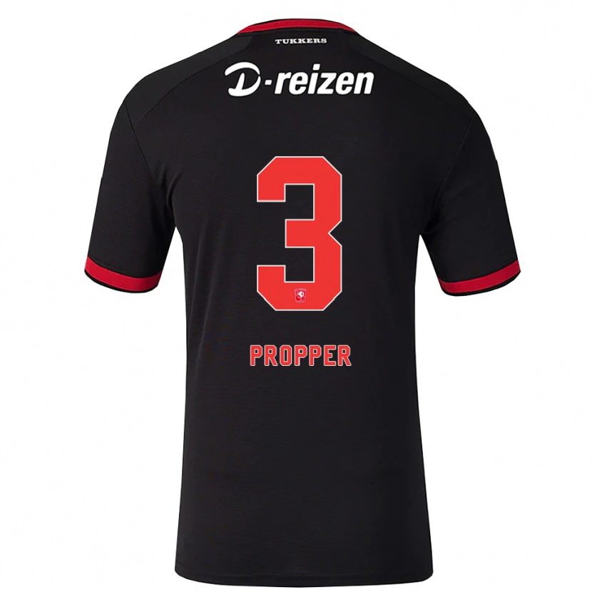 Danxen Kinder Robin Pröpper #3 Rot Weiß Schwarz Auswärtstrikot Trikot 2026/27 T-Shirt Österreich