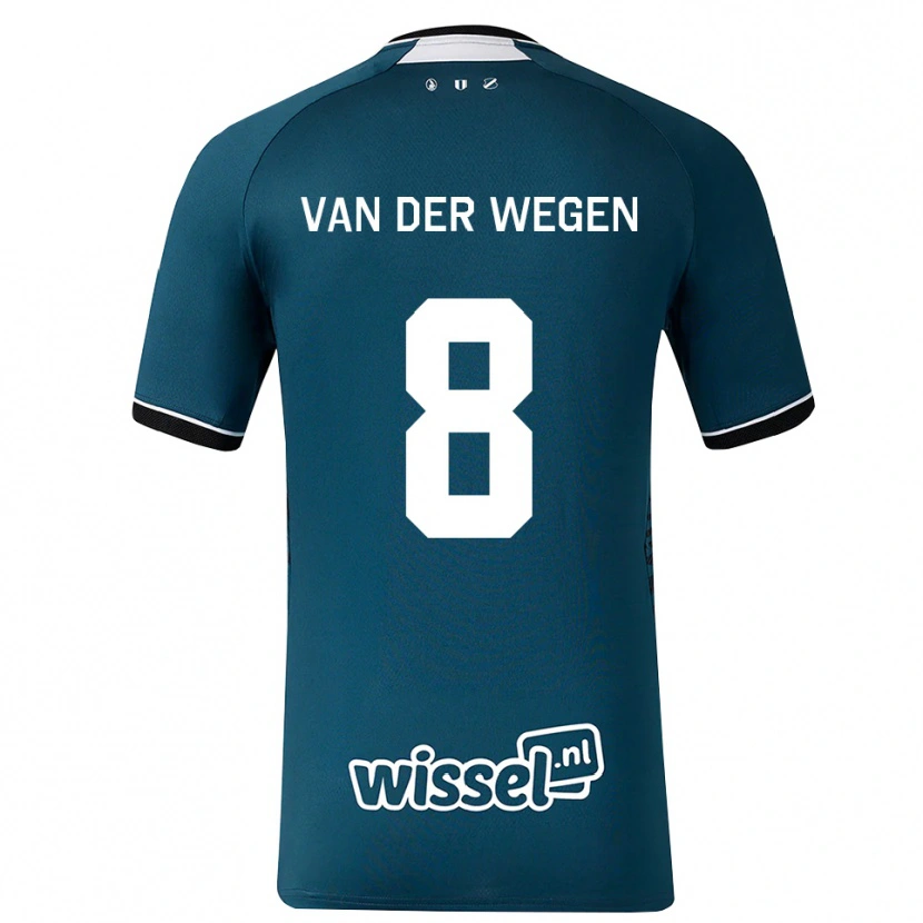 Danxen Kinder Sil Van Der Wegen #8 Dunkelschiefergrau Weiß Auswärtstrikot Trikot 2026/27 T-Shirt Österreich