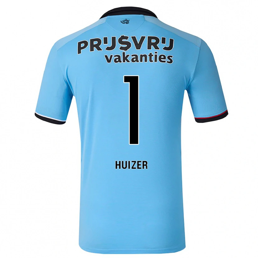 Danxen Kinder Sun Huizer #1 Tiefhimmelblau Schwarz Rot Auswärtstrikot Trikot 2026/27 T-Shirt Österreich