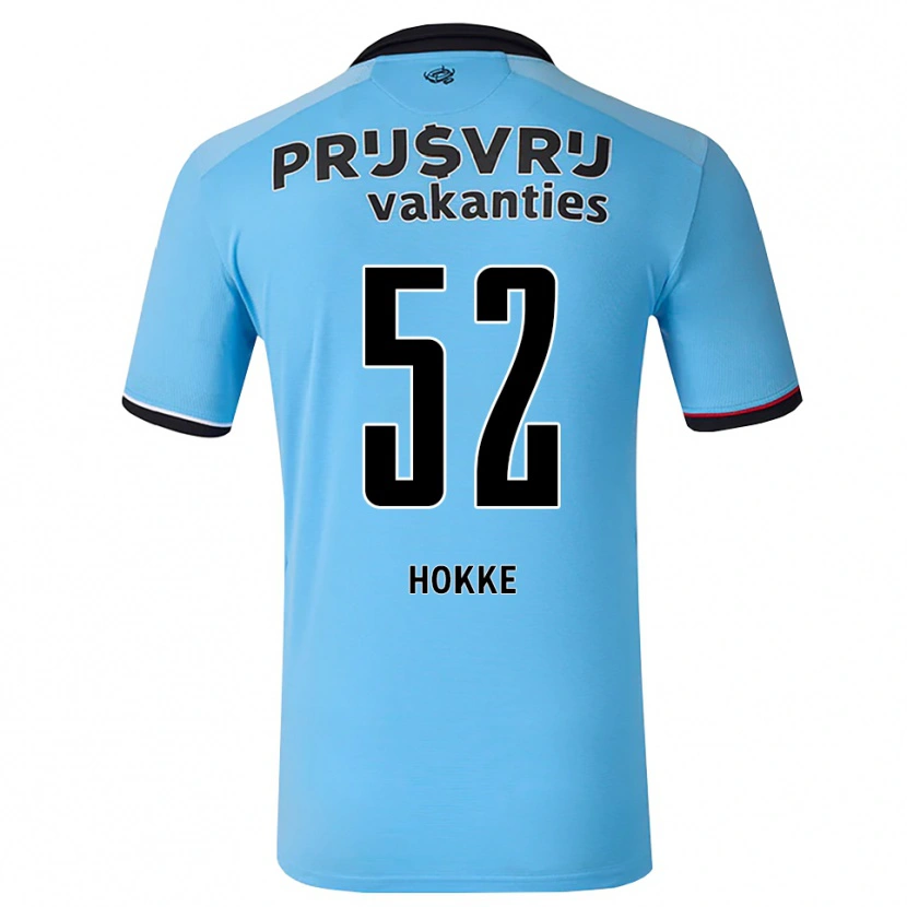 Danxen Kinder Milan Hokke #52 Tiefhimmelblau Schwarz Rot Auswärtstrikot Trikot 2026/27 T-Shirt Österreich